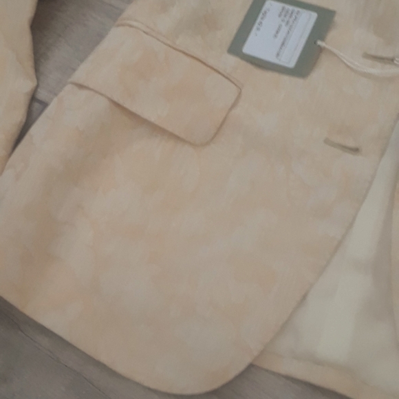 GORGEOUS!! GIORGIO'S OF PALM BEACH..LINEN/SILK BLAZER - Picture 10 of 11